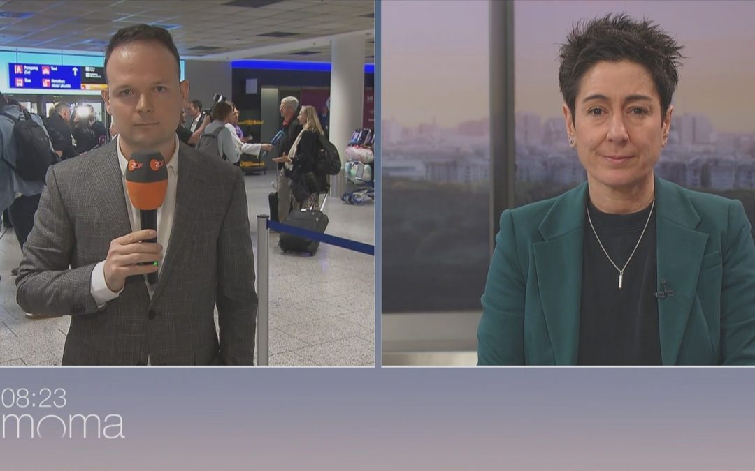 Live beim ersten Evakuierungsrückflug