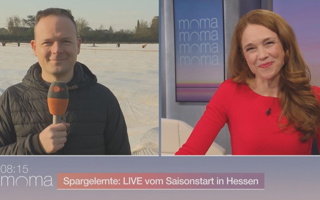 Start der Spargelsaison: Live im ZDF